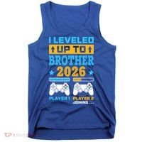 I Leveled Up To Brother 2026 Funny Big Brother Gamer Gift Tank Top thumb 0