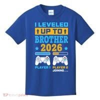 I Leveled Up To Brother 2026 Funny Big Brother Gamer Gift Kids T-Shirt thumb 0