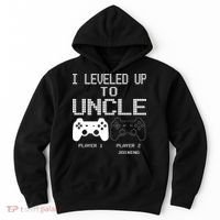 I Leveled Up To Uncle New Uncle Gaming Funny Hoodie thumb 0