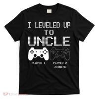 I Leveled Up To Uncle New Uncle Gaming Funny T-Shirt thumb 0