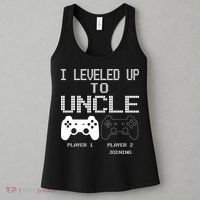 I Leveled Up To Uncle New Uncle Gaming Funny Women's Tank Top thumb 3