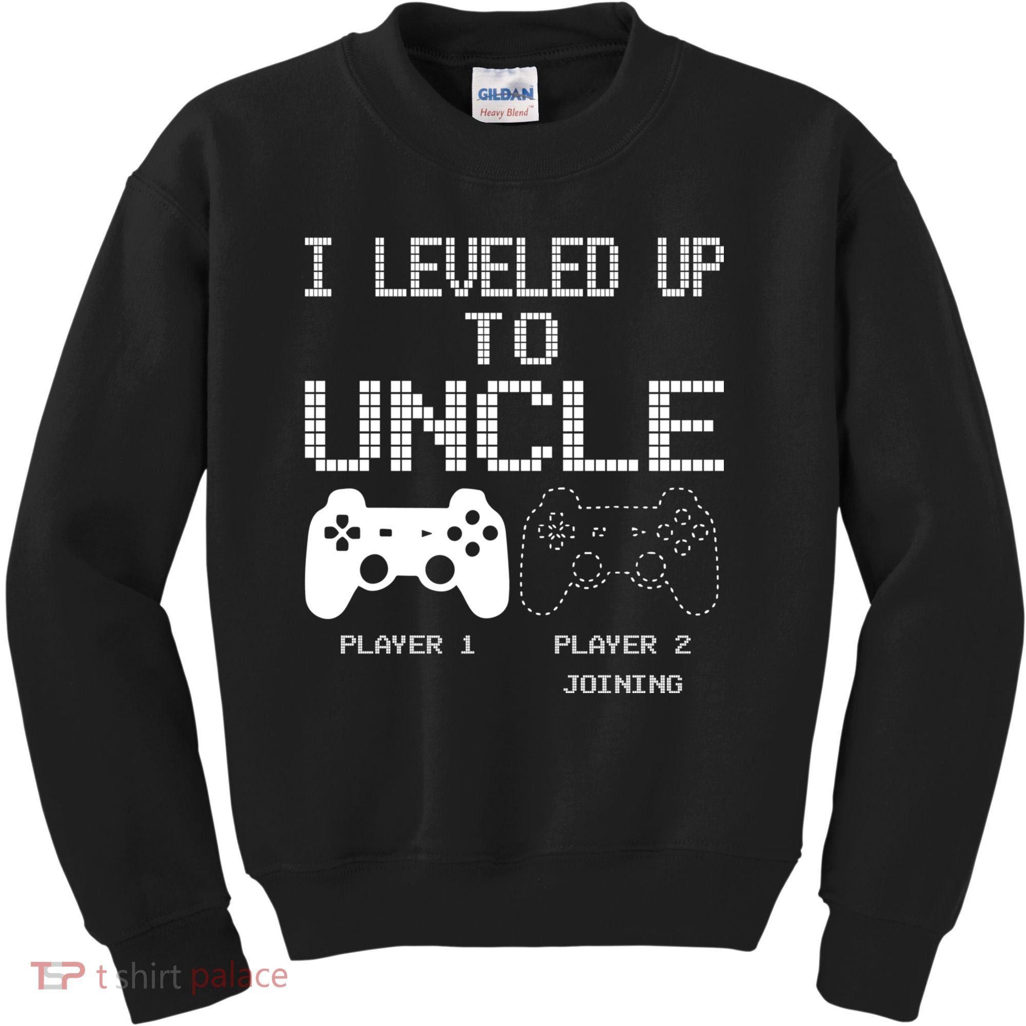 I Leveled Up To Uncle New Uncle Gaming Funny Kids Sweatshirt