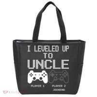 I Leveled Up To Uncle New Uncle Gaming Funny Tote Bag thumb 0