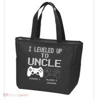 I Leveled Up To Uncle New Uncle Gaming Funny Tote Bag thumb 3