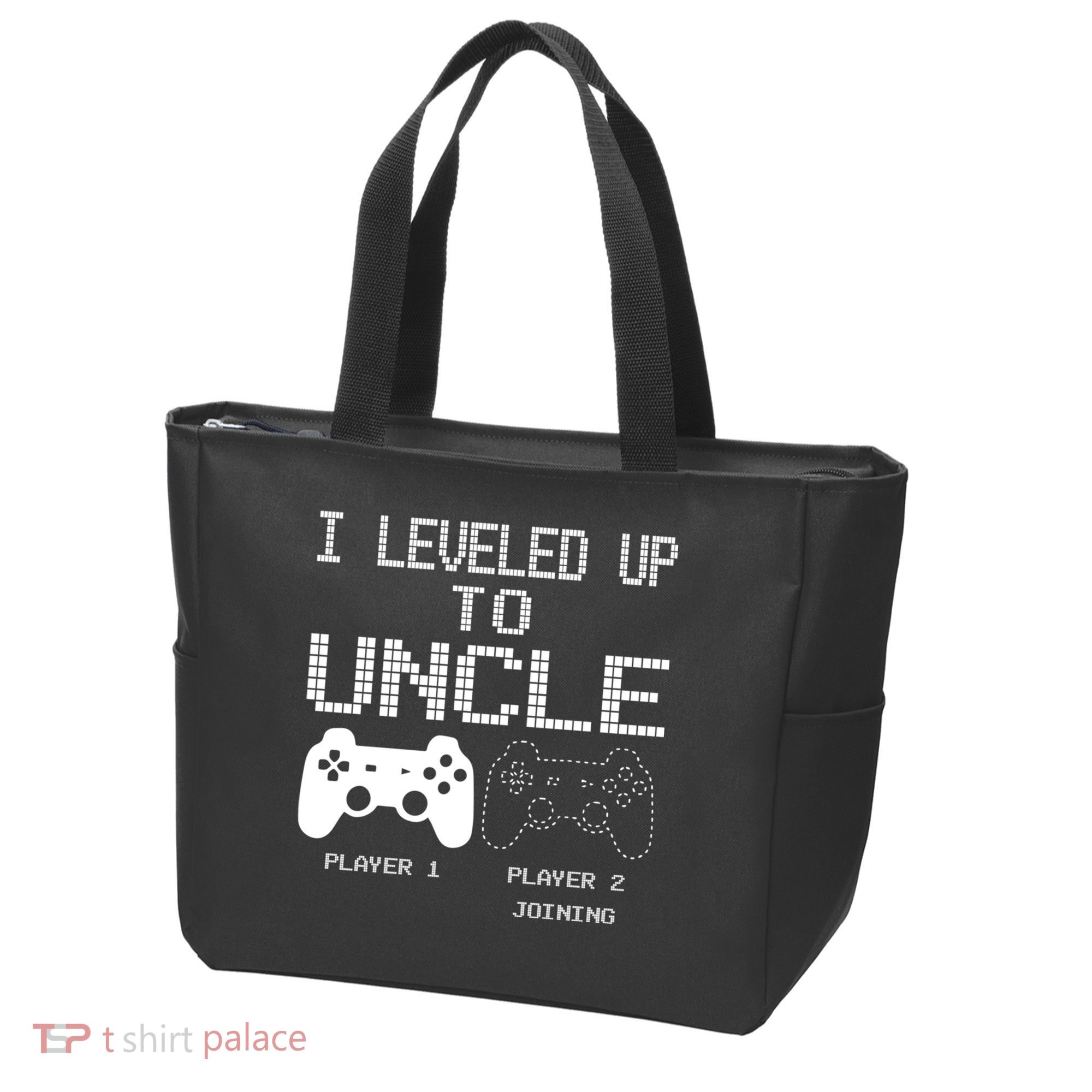 I Leveled Up To Uncle New Uncle Gaming Funny Tote Bag
