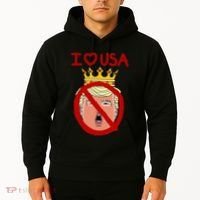 I Love Usa Cancel King Trump! Hoodie thumb 2