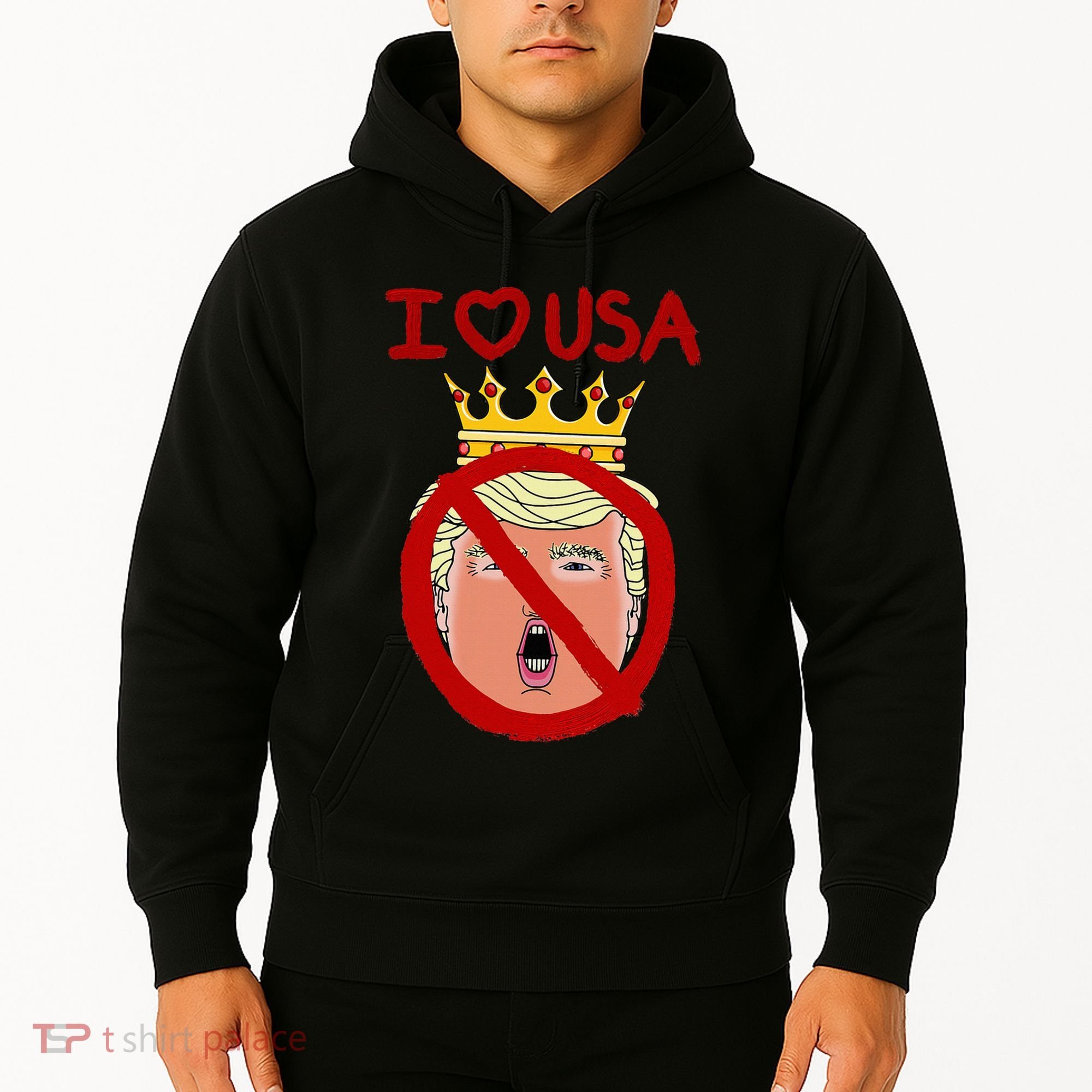 I Love Usa Cancel King Trump! Hoodie