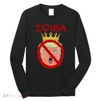 I Love Usa Cancel King Trump! Long Sleeve Shirt thumb 0