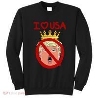 I Love Usa Cancel King Trump! Sweatshirt thumb 0