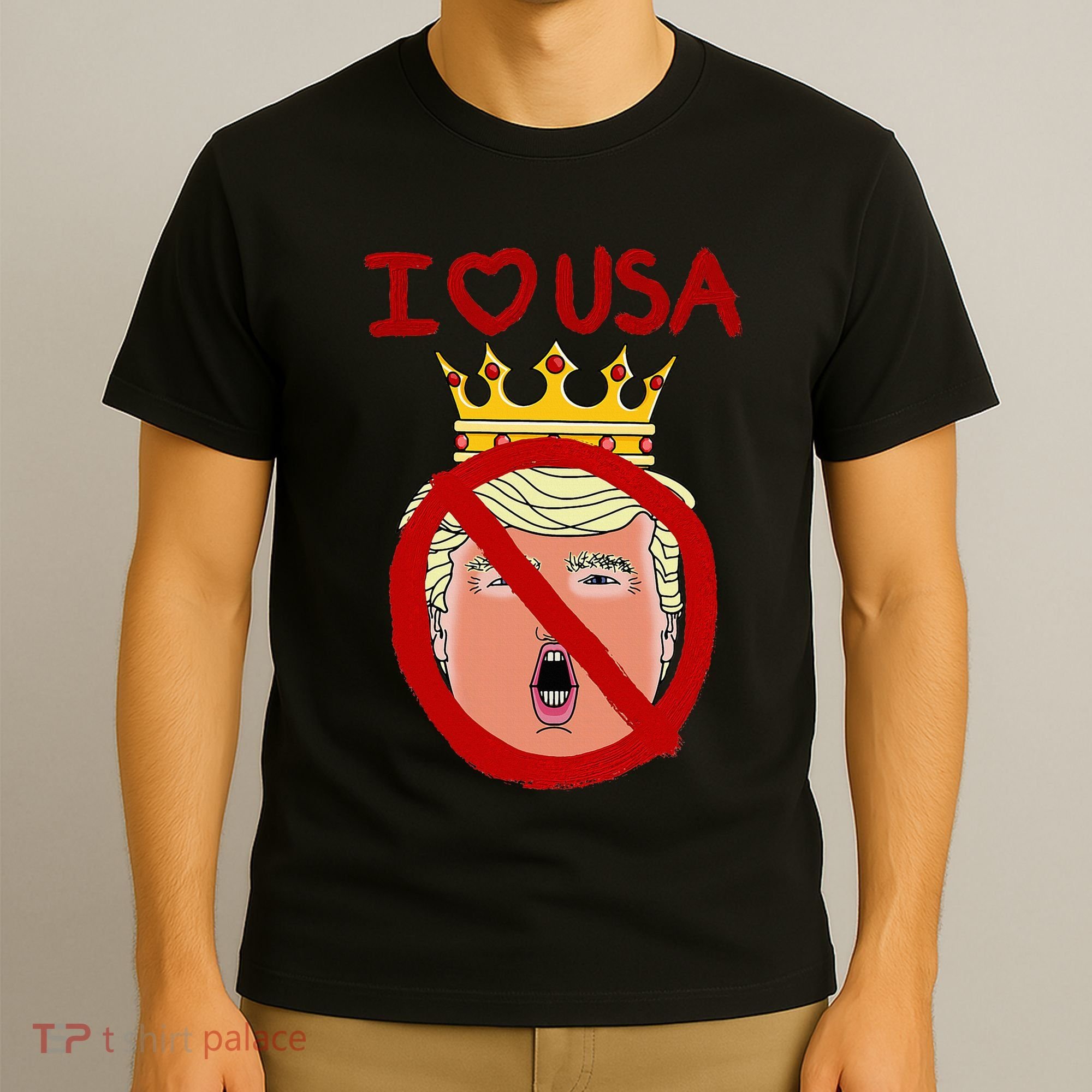 I Love Usa Cancel King Trump! T-Shirt