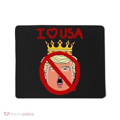 I Love Usa Cancel King Trump! Mousepad