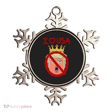 I Love Usa Cancel King Trump! Ornament