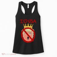 I Love Usa Cancel King Trump! Women's Tank Top thumb 0