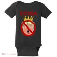 I Love Usa Cancel King Trump! Baby Bodysuit thumb 0