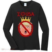 I Love Usa Cancel King Trump! Women's Long Sleeve Shirt thumb 0