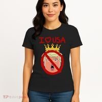 I Love Usa Cancel King Trump! Women's T-Shirt thumb 4