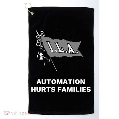 Ila Longshoremen Union Strike Port Workers Union Golf Towel
