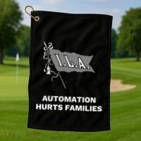 Ila Longshoremen Union Strike Port Workers Union Golf Towel thumb 1