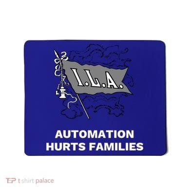 Ila Longshoremen Union Strike Port Workers Union Mousepad