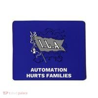 Ila Longshoremen Union Strike Port Workers Union Mousepad thumb 0