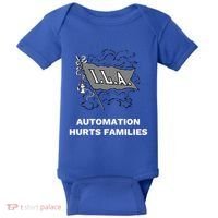 Ila Longshoremen Union Strike Port Workers Union Baby Bodysuit thumb 0