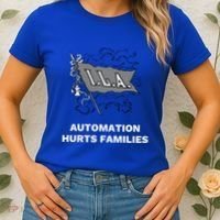 Ila Longshoremen Union Strike Port Workers Union Women's T-Shirt thumb 2