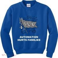 Ila Longshoremen Union Strike Port Workers Union Kids Sweatshirt thumb 0