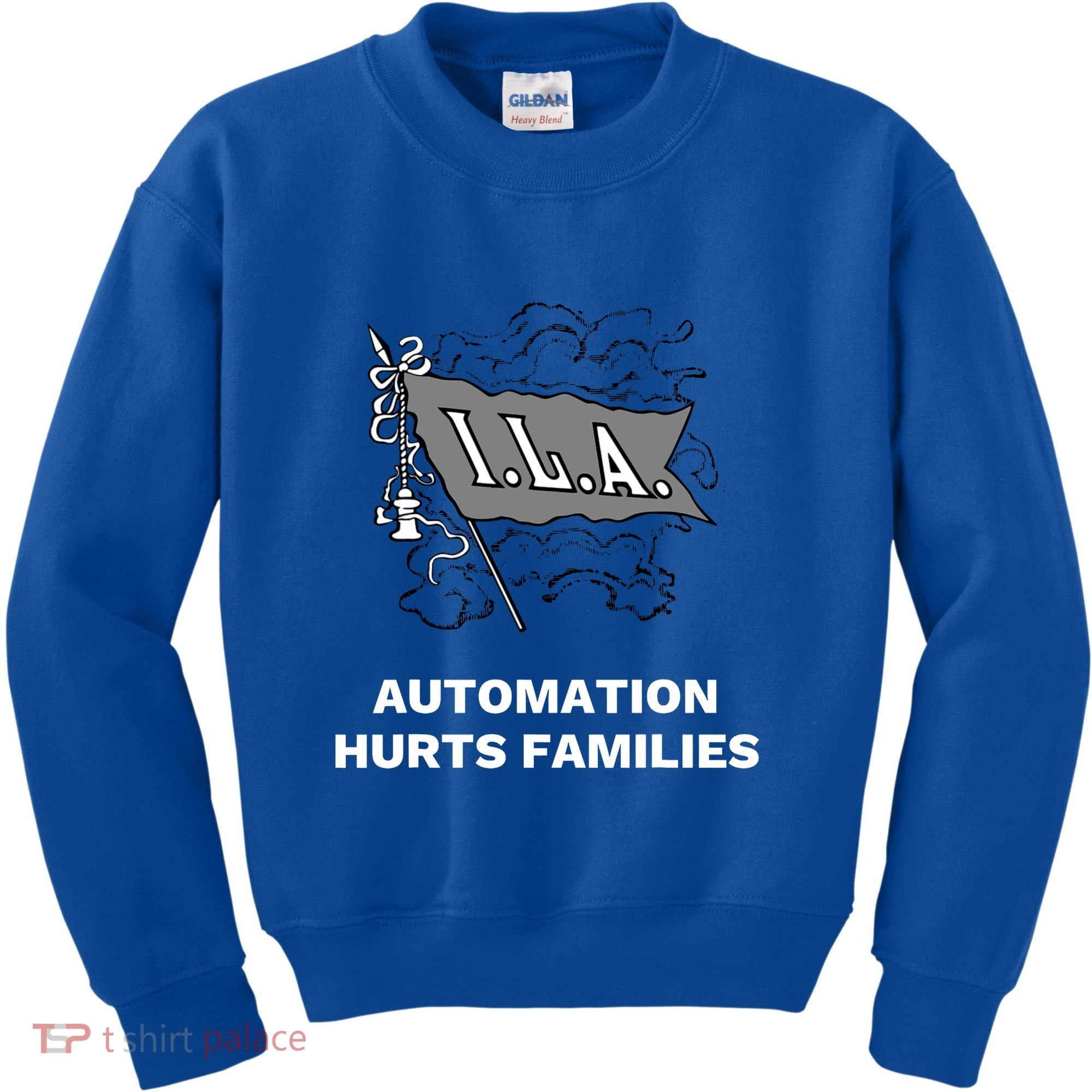 Ila Longshoremen Union Strike Port Workers Union Kids Sweatshirt