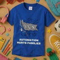 Ila Longshoremen Union Strike Port Workers Union Kids T-Shirt thumb 3