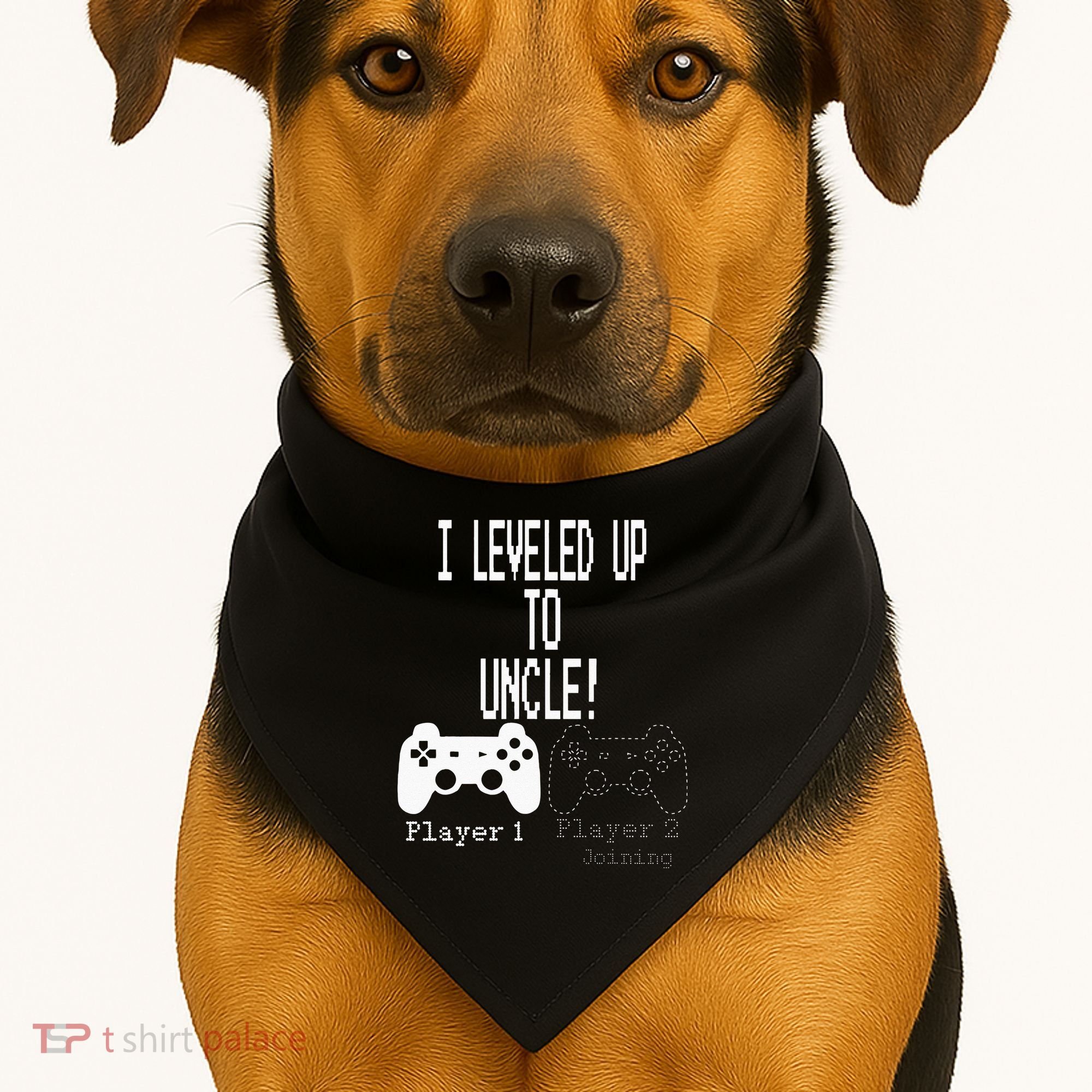 I Leveled Up To Uncle New Uncle Gaming USA-Made Doggie Bandana