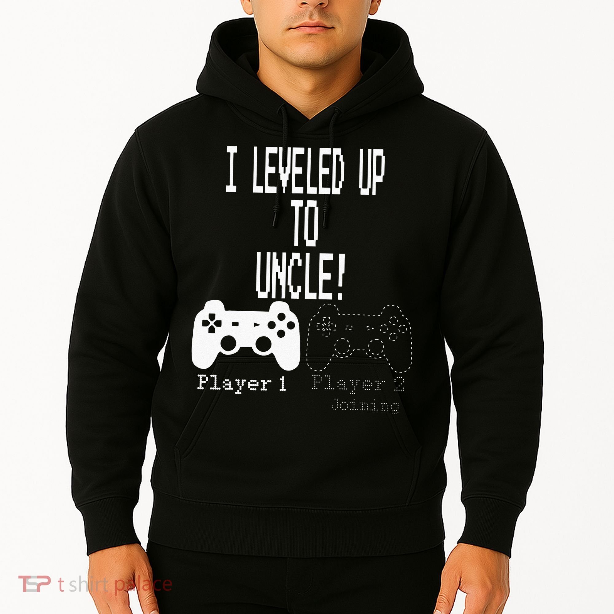 I Leveled Up To Uncle New Uncle Gaming Hoodie