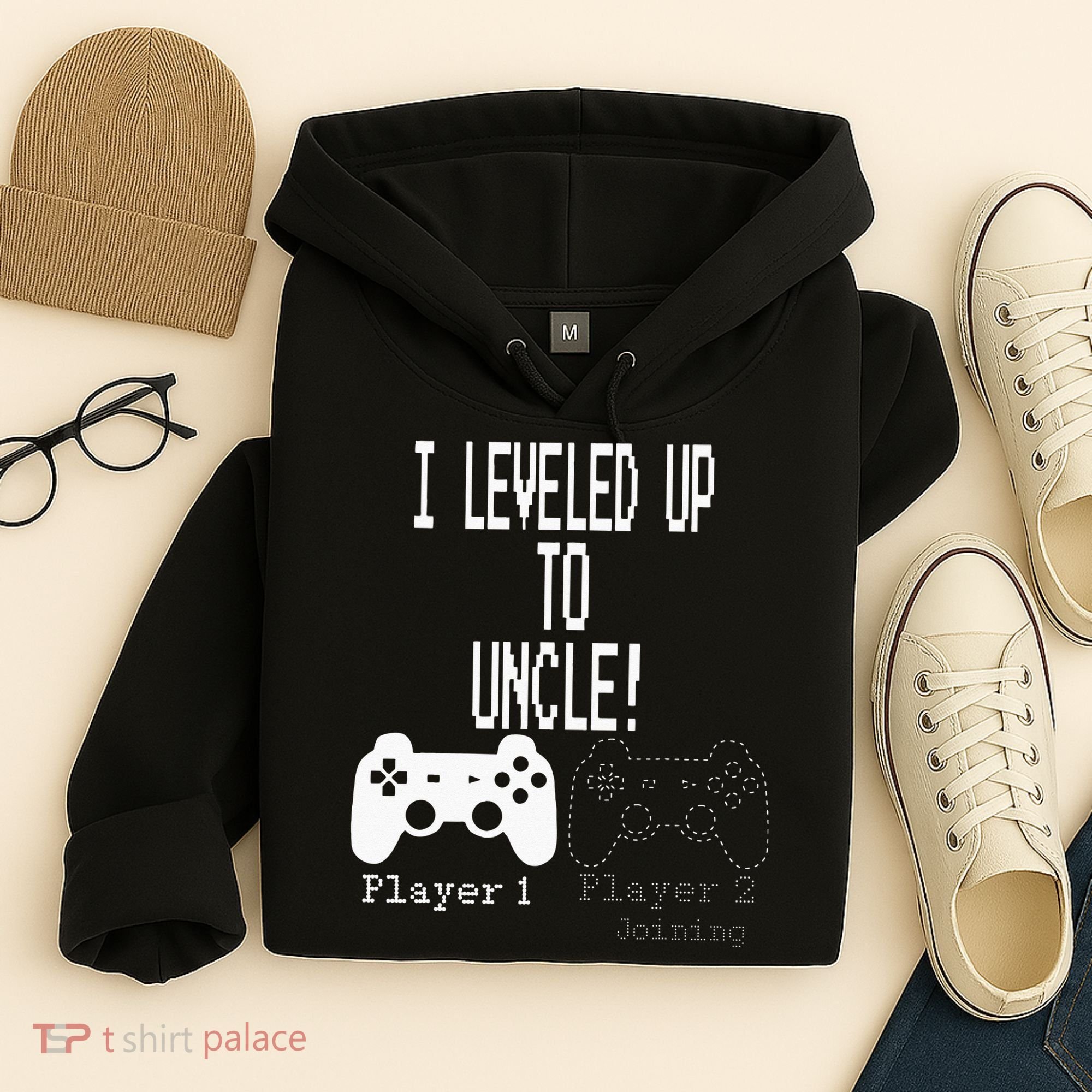 I Leveled Up To Uncle New Uncle Gaming Hoodie