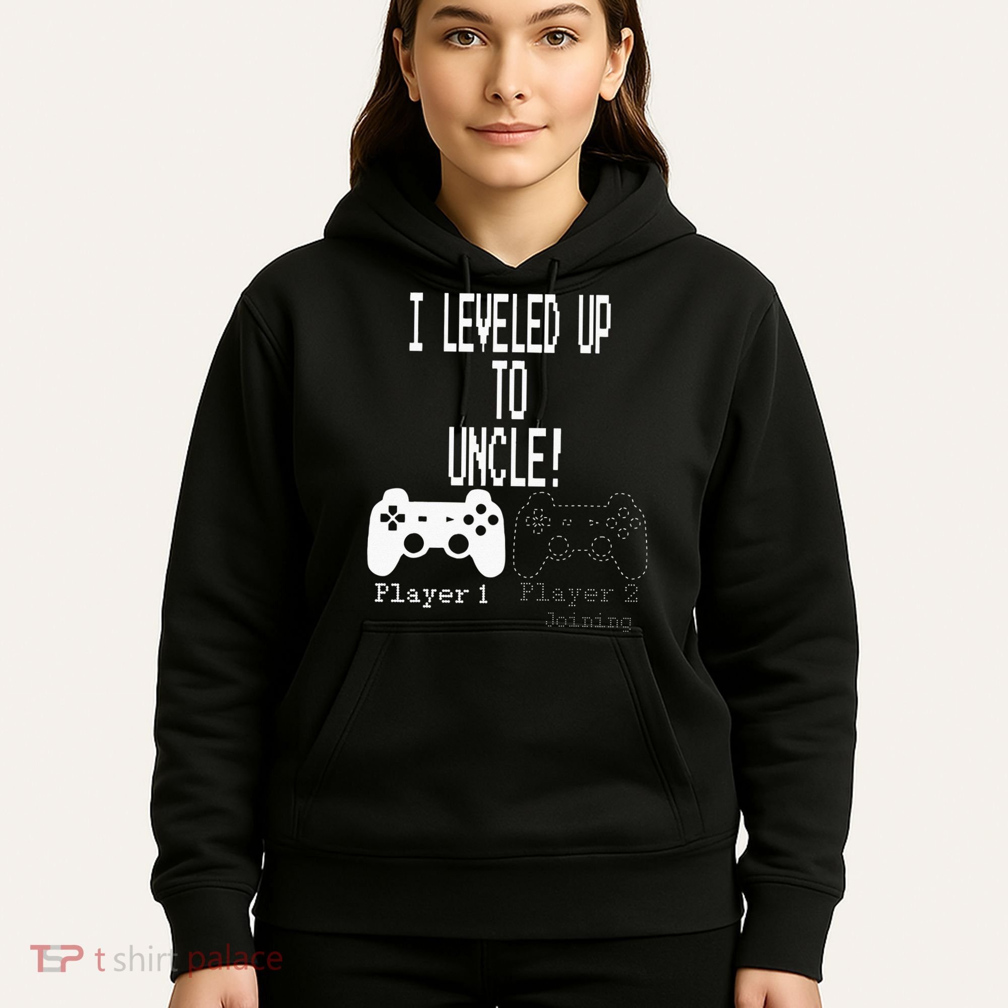 I Leveled Up To Uncle New Uncle Gaming Hoodie