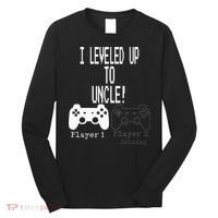 I Leveled Up To Uncle New Uncle Gaming Long Sleeve Shirt thumb 0
