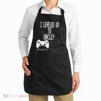 I Leveled Up To Uncle New Uncle Gaming Apron thumb 2