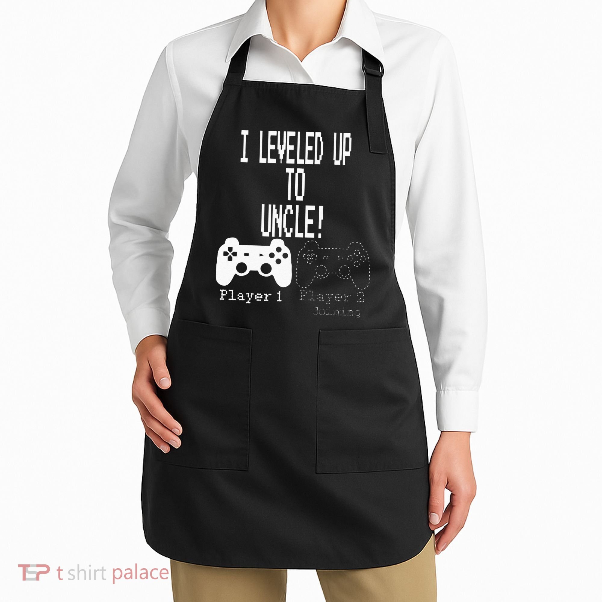 I Leveled Up To Uncle New Uncle Gaming Apron