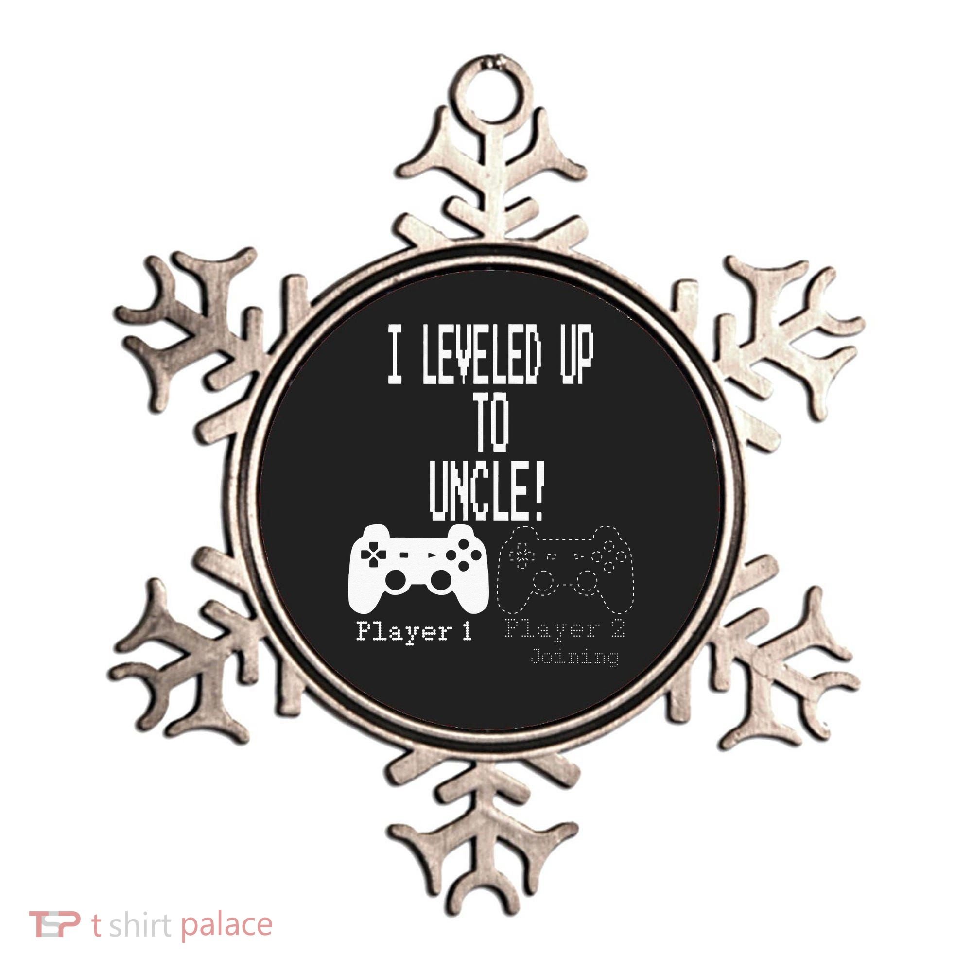 I Leveled Up To Uncle New Uncle Gaming Ornament