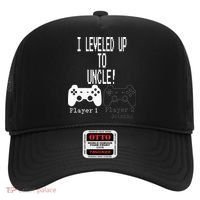 I Leveled Up To Uncle New Uncle Gaming Hat thumb 0