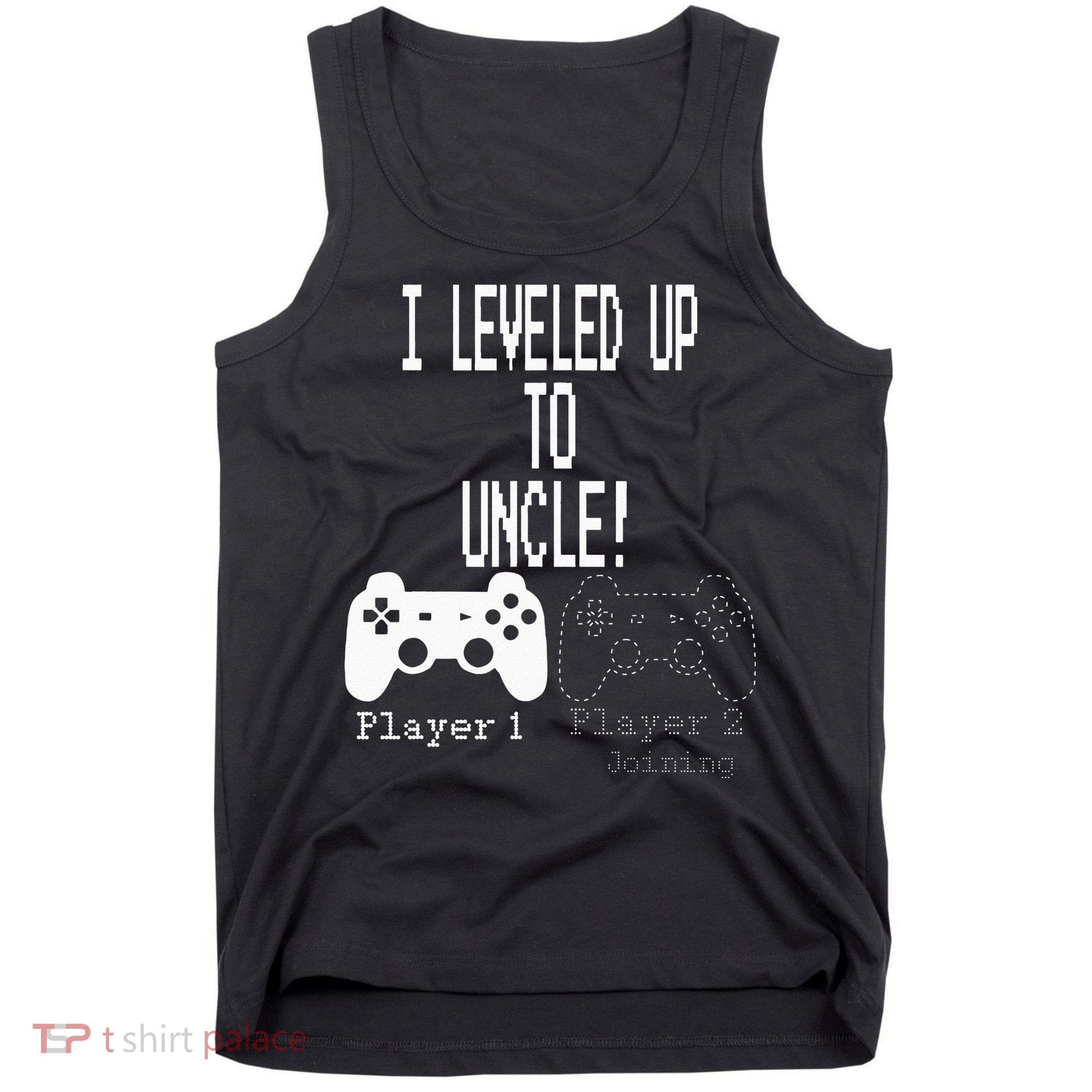 I Leveled Up To Uncle New Uncle Gaming Tank Top