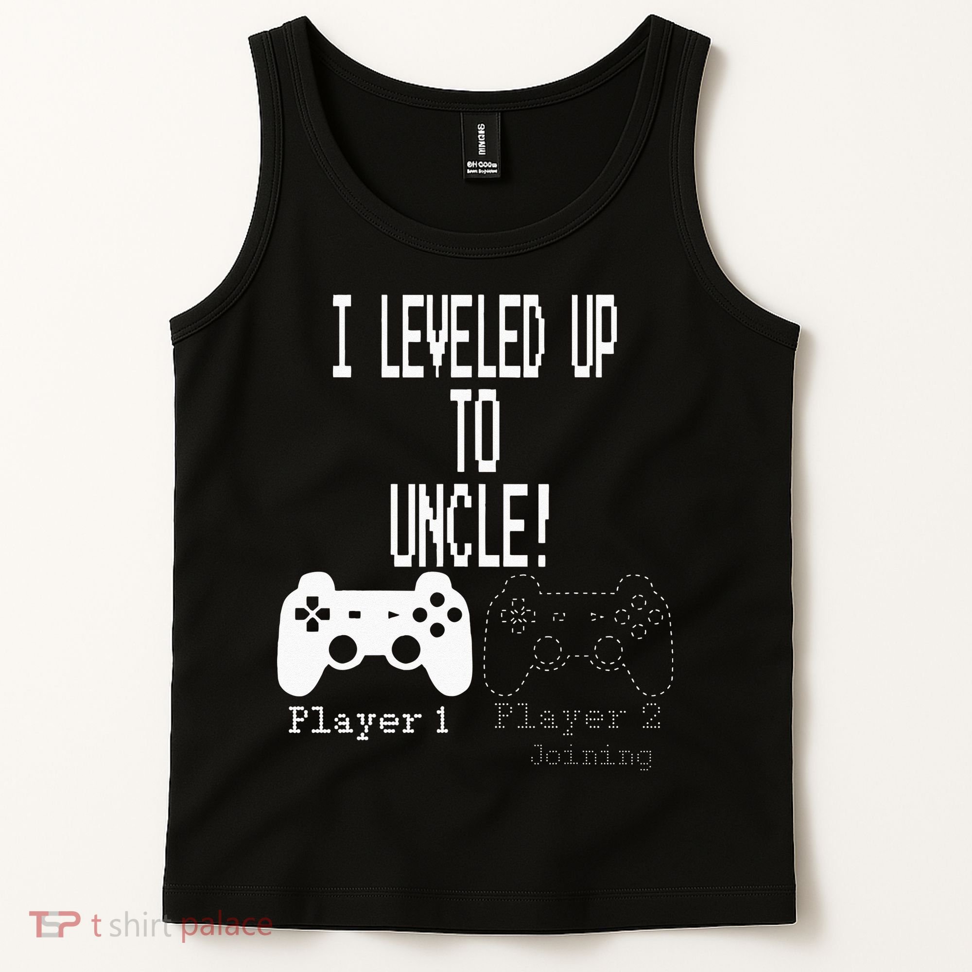 I Leveled Up To Uncle New Uncle Gaming Tank Top