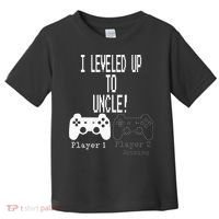 I Leveled Up To Uncle New Uncle Gaming Toddler T-Shirt thumb 0