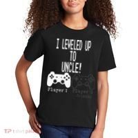 I Leveled Up To Uncle New Uncle Gaming Kids T-Shirt thumb 2