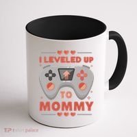 I Leveled Up To Mommy Gamer Coffee Mug thumb 1
