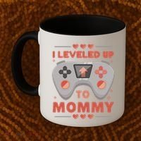 I Leveled Up To Mommy Gamer Coffee Mug thumb 2