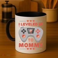 I Leveled Up To Mommy Gamer Coffee Mug thumb 4
