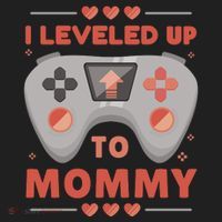 I Leveled Up To Mommy Gamer Beanie thumb 2
