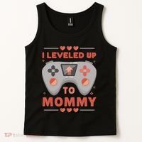 I Leveled Up To Mommy Gamer Tank Top thumb 2