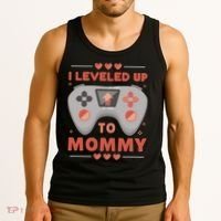 I Leveled Up To Mommy Gamer Tank Top thumb 3