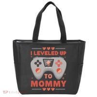 I Leveled Up To Mommy Gamer Tote Bag thumb 0