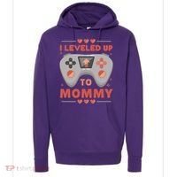 I Leveled Up To Mommy Gamer Hoodie thumb 0